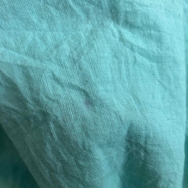 CHILLE anap(チルアナップ)の匿名発送込　チルアナップ　フリル　トップス　リボン　エメラルドグリーン　キャミ レディースのトップス(カットソー(半袖/袖なし))の商品写真