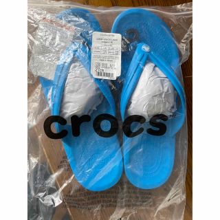 クロックス(crocs)の【新品未使用】クロックス　ビーチサンダル　27cm(ビーチサンダル)