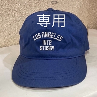 ステューシー(STUSSY)の【STUSSY】90s old stussy LOSANGELS cap 帽子(キャップ)