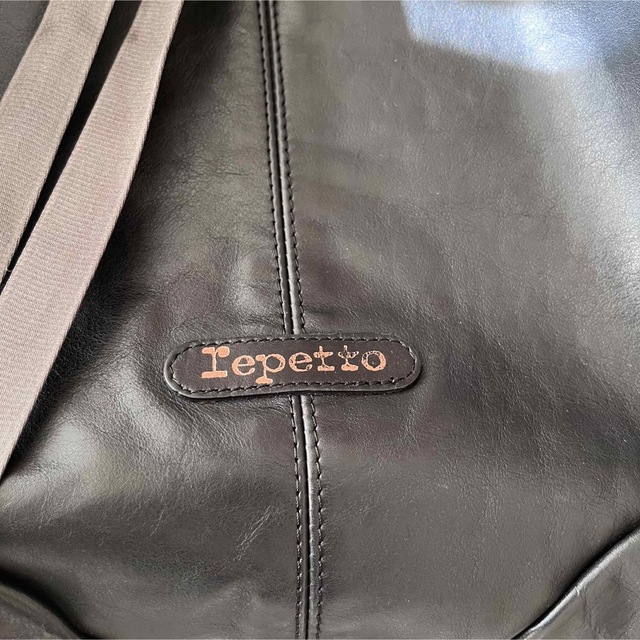 美品】Repetto レペット アラベスク レザートートバッグ 黒 トートバッグ