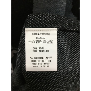 A BATHING APE × NEIGHBORHOOD Relaxed Fit Knit BAPE NBHD エイプ ネイバーフッド リラックスド フィット ニット セーター【004】【岩】
