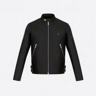 ディオールオム(DIOR HOMME)の【定価60万】Dior Homme Bee ライダース ジャケット(ライダースジャケット)