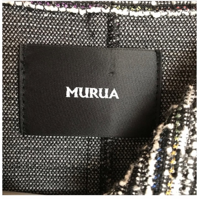 MURUA(ムルーア)のムルーア　ツイードジャケット　シャツジャケット　MURUA レディースのジャケット/アウター(ブルゾン)の商品写真