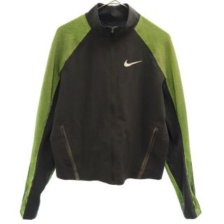 ナイキ(NIKE)のナイキ スポーツ 切替 ウインドジャケット M ブラック系 NIKE  トレーニング ウォームアップ レディース 【中古】  【230329】(その他)