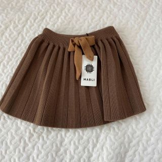 キャラメルベビー&チャイルド(Caramel baby&child )の新品　mabli スカート　2y タグ付き　betiskirt(ニット)