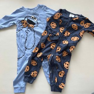 エイチアンドエム(H&M)の【新品未使用】H&M 子ども用パジャマ🍪2枚セット(パジャマ)