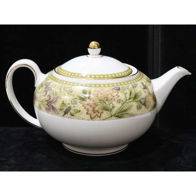 WEDGWOOD　ウェッジウッド　フローラル　タペストリー　ティーポット　プレゼント包装松前R56号店