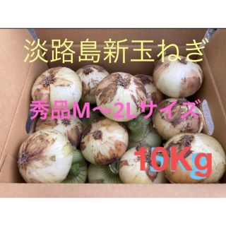 ●秀品M〜2Lサイズ10Kg●淡路島新玉ねぎ　たまねぎ　玉葱(野菜)