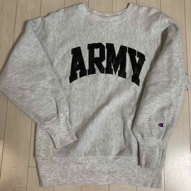 90S ビンテージ チャンピオン ARMY リバースウィーブ スウェット M