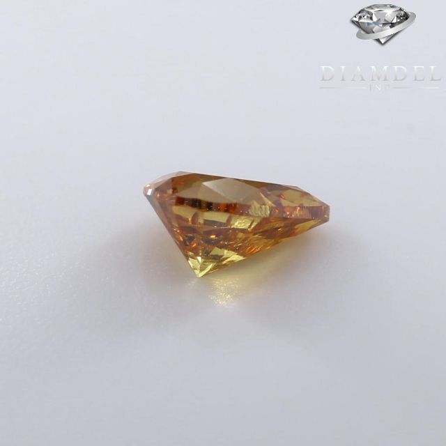 オリンジダイヤモンドルース/ F.D.Y.ORANGE/ 0.376 ct