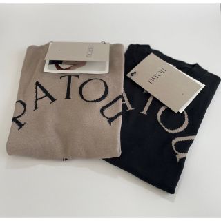 JEAN PATOU - パトゥPATOU☆新品未使用ロゴ入りジャガード半袖ニットの