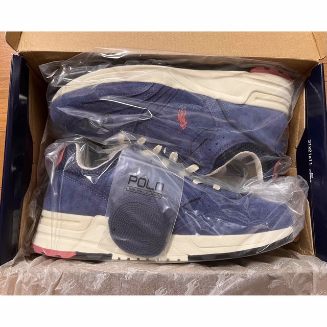新品Poloラルフ ローレン トラックスター 200 スエードスニーカーEU41