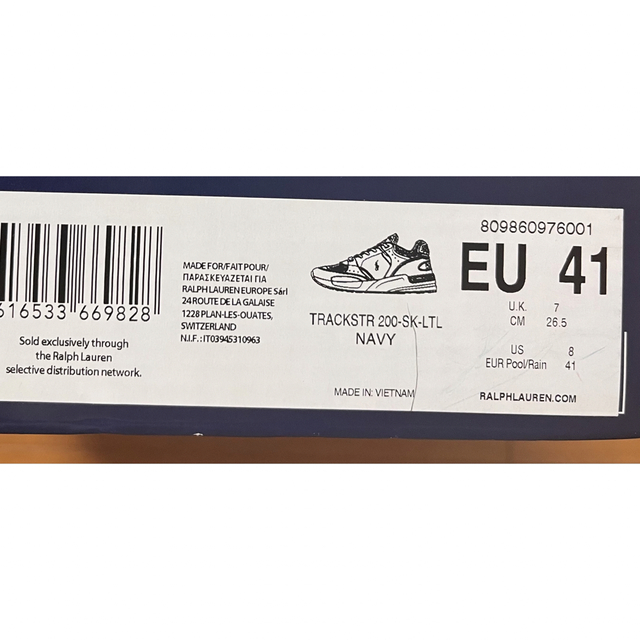 新品Poloラルフ ローレン トラックスター 200 スエードスニーカーEU41