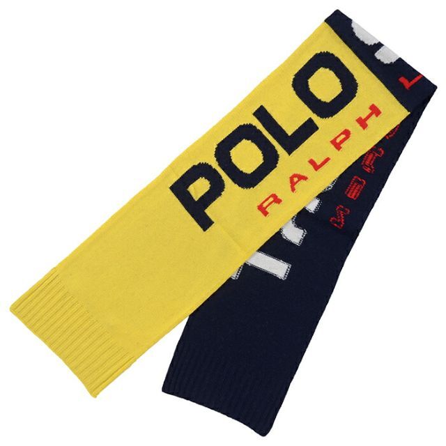 POLO RALPH LAUREN(ポロラルフローレン)のポロ ラルフローレン 449775948003 マフラー イエロー系 メンズのファッション小物(マフラー)の商品写真