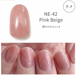 ホメイ(HOMEI)のHOMEI ウィークリージェル NE-42 Pink Beige(カラージェル)