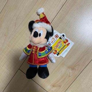 ディズニー(Disney)のミッキー　ミニー　クリスマスバージョン　キーホルダー(キャラクターグッズ)