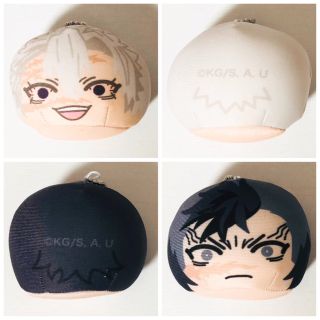 新品★鬼滅の刃【不死川実弥＆不死川玄弥】おまんじゅうにぎにぎマスコット★セット