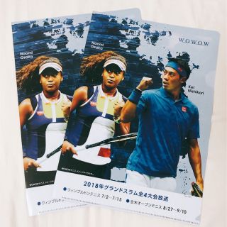 大坂なおみ　錦織圭　クリアファイル(スポーツ選手)