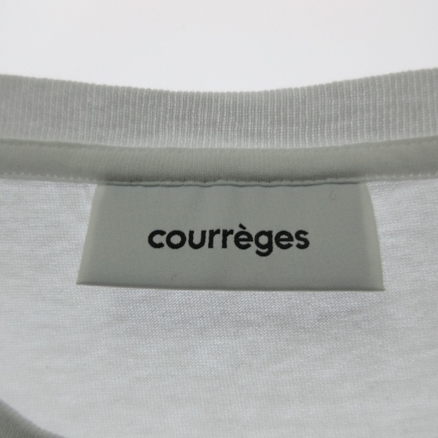 Courreges(クレージュ)のクレージュ courreges 近年モデル 美品 Tシャツ 半袖 白 2 レディースのパンツ(その他)の商品写真
