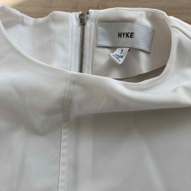 HYKE(ハイク)の早い者勝ち！HIKE TASLAN TWILL TOP 1 ホワイト レディースのトップス(シャツ/ブラウス(長袖/七分))の商品写真