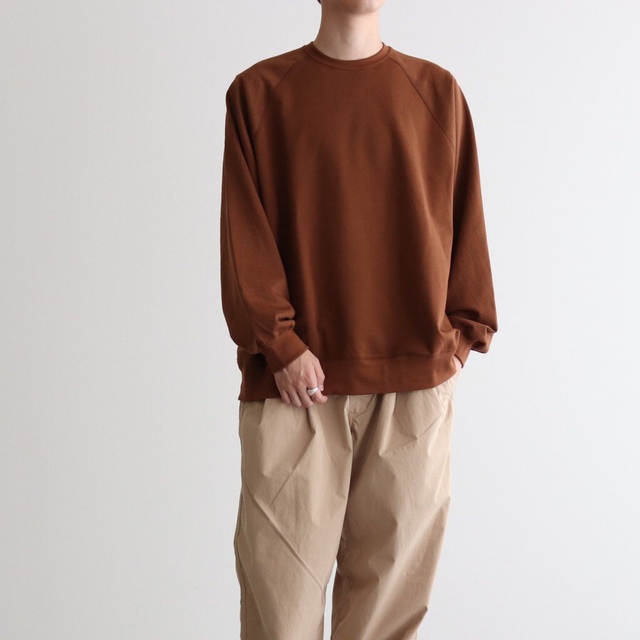 Graphpaper  COMPACT TERRY CREW NECK