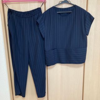 ユナイテッドアローズ(UNITED ARROWS)の美品♡ ユナイテッドアローズ　セットアップ　トップス　パンツ(カットソー(半袖/袖なし))