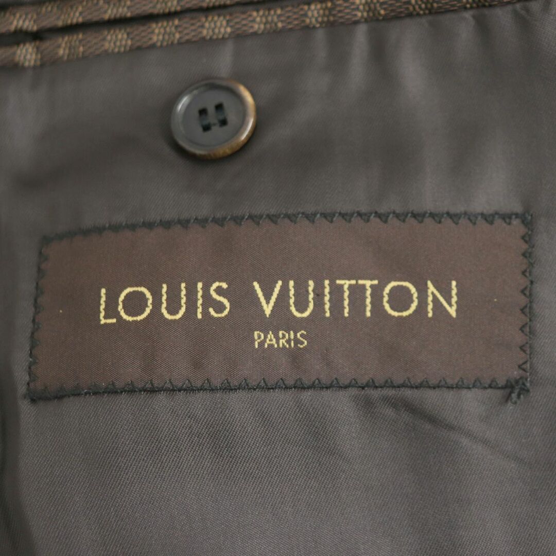 美品▽LOUIS VUITTON ルイヴィトン ロゴ入りボタン カシミヤ100