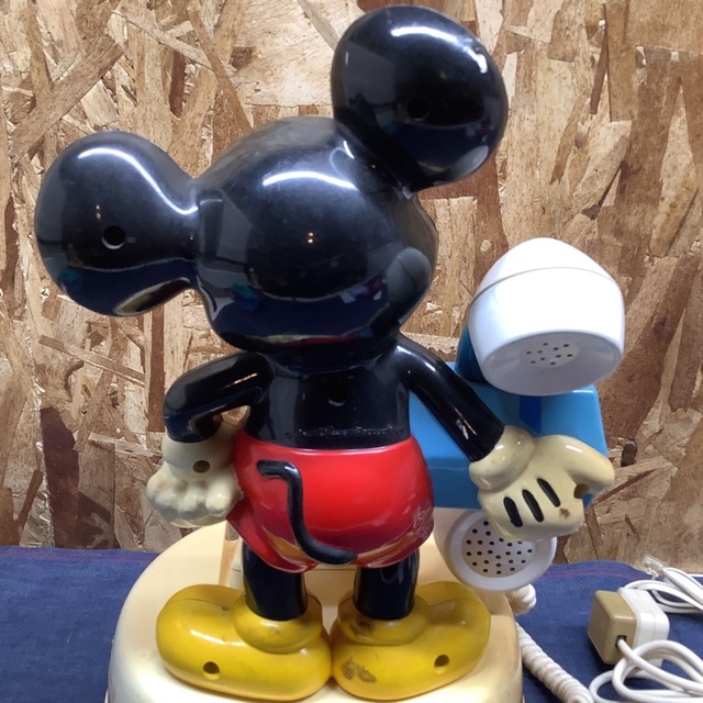 Disney(ディズニー)の【Sう85】ミッキーマウス　電話機　昭和レトロ　アンティーク スマホ/家電/カメラの生活家電(その他)の商品写真