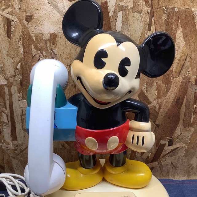 Disney - 【Sう85】ミッキーマウス 電話機 昭和レトロ アンティークの