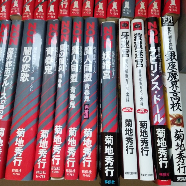 菊池秀行 バンパイアハンターD 30冊 魔界都市ブルース 秋せつら 45冊