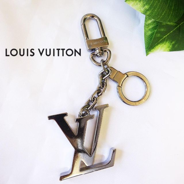 美品☆ルイ ヴィトン ポルト クレ イニシャル LV キーホルダー チャームキーホルダー