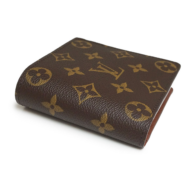 ルイ ヴィトン ポルトフォイユ マルコ 二つ折り財布 ダミエ ブラウン 茶 ゴールド金具 N61675 箱付 LOUIS VUITTON（新品・未使用品）