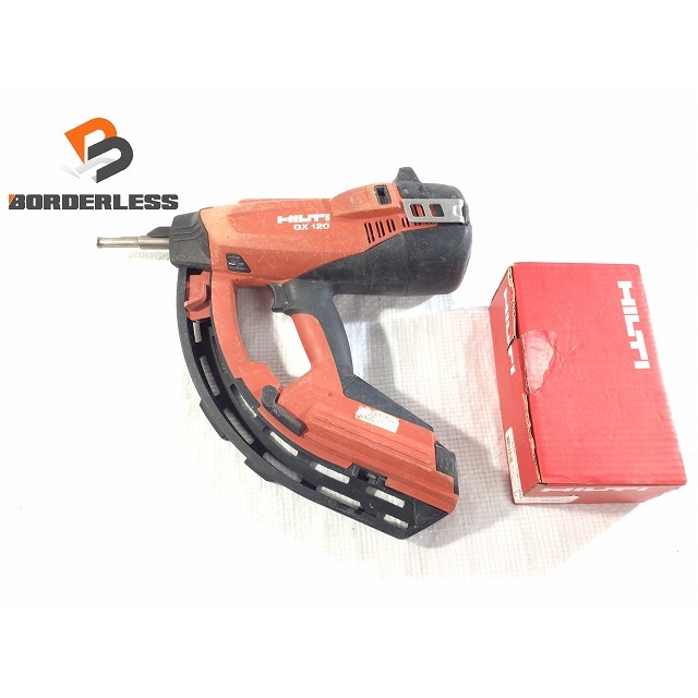 ☆中古品☆HILTI ヒルティ ガス式鋲打機 GX120 ピン910本(X-GN20MX(3/4