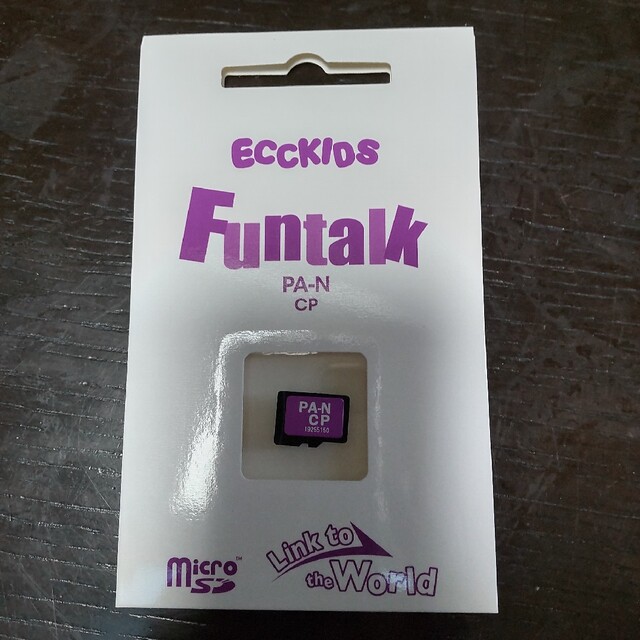 Ecc Kids Funtalk タッチペン用 マイクロSDカード キッズ/ベビー/マタニティのキッズ/ベビー/マタニティ その他(その他)の商品写真