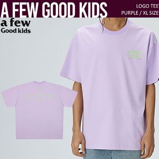 A FEW GOOD KIDS 正規品 バックプリント TEE パープル XL(Tシャツ/カットソー(半袖/袖なし))