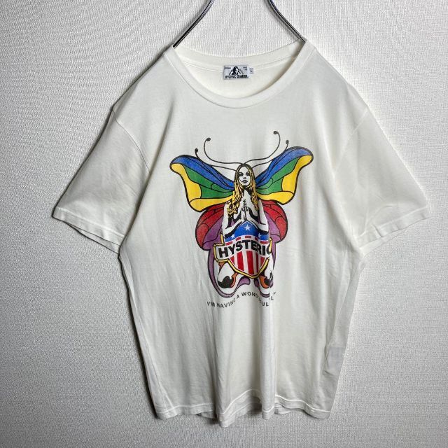 人気】ヒステリックグラマー ヒスガール ビッグロゴTシャツ 蝶