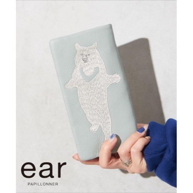 ear PAPILLONNER(イアパピヨネ)のear PAPILLONNER レッドリスト長財布 イアパピヨネ レディースのファッション小物(財布)の商品写真