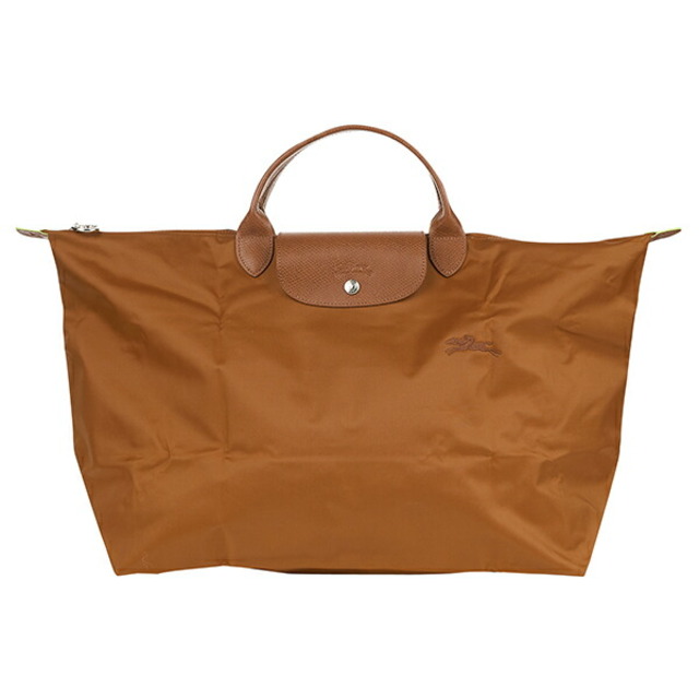 LONGCHAMP(ロンシャン)の新品 ロンシャン LONGCHAMP ボストンバッグ ル プリアージュ グリーン トラベルバッグ Sサイズ コニャック レディースのバッグ(ボストンバッグ)の商品写真