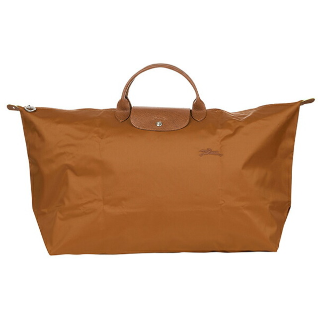 LONGCHAMP(ロンシャン)の新品 ロンシャン LONGCHAMP ボストンバッグ ル プリアージュ グリーン トラベルバッグ Mサイズ コニャック レディースのバッグ(ボストンバッグ)の商品写真