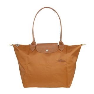 ロンシャン(LONGCHAMP)の新品 ロンシャン LONGCHAMP トートバッグ ル プリアージュ グリーン ショルダーバッグ Lサイズ コニャック(トートバッグ)