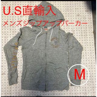 U.S-180  U.S直輸入　メンズジップアップパーカー　M(パーカー)