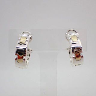 Tiffany & Co. - ティファニー 925/750 コンビ フープ イヤリング[g28