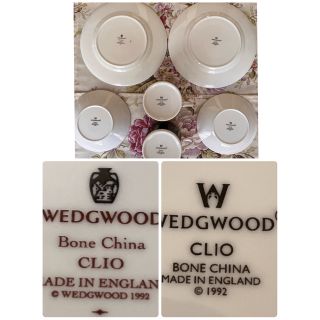 WEDGWOOD - 【レア美品】ウェッジウッド☆クリオ・ブラックダマスク