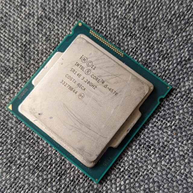CPU　intel i5-4570