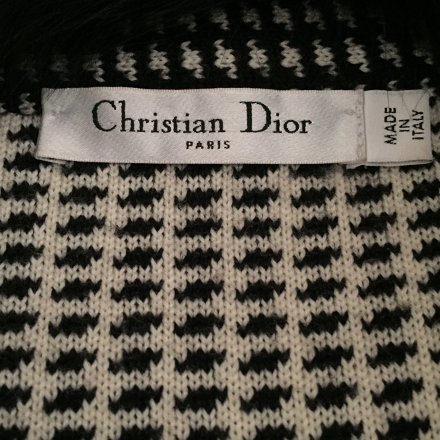 美品　Christian Dior クリスチャンディオール　ファー　ベスト