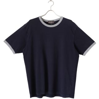 エディーバウアー(Eddie Bauer)のEddieBauer Navy Ringer Tee(Tシャツ/カットソー(半袖/袖なし))