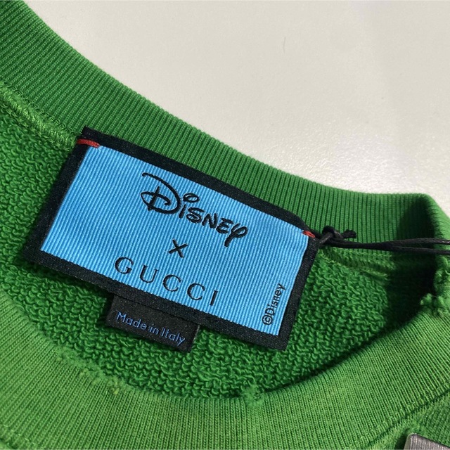 新品!レアGUCCI&Disneyコラボ☆ドナルド☆トレーナー☆グッチ緑