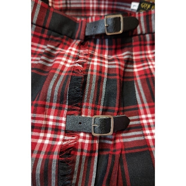 Yorkland(ヨークランド)のヨークランドで購入　キルトスカート　春夏物　GLENNEVIS   赤 レディースのスカート(ロングスカート)の商品写真