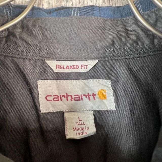 carhartt(カーハート)のカーハート　オーバーサイズ　古着　チェック　シンプル　ストリート　羽織長袖シャツ メンズのトップス(シャツ)の商品写真