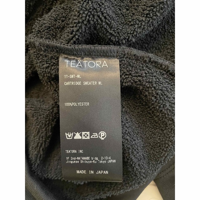 TEATORA テアトラ　CARTRIDGE SWEATER WL サイズ1